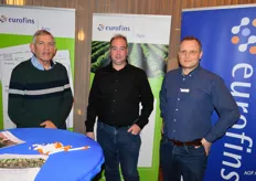 Bram Jansen, Arjen Huysman en Albert Feddes van Eurofins Agro.
