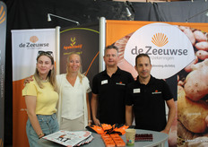 Het team van De Zeeuwse Verzekeringen met Carlot van Belzen, José de Klerk, Frank de Punder en Serge Balleur