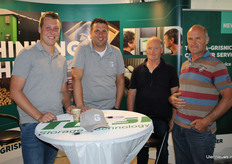 Peter de Waal en Arjan van Hassel van Tolsma met de Vlaamse heren Vandamme.