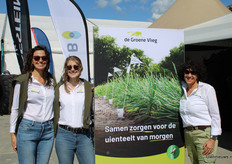 Susan van Liere, Sanne Graafstra en Jaqueline Bruins van De Groene Vlieg