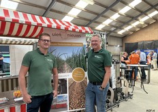 Ben van Driel en Martin van der Have van Flikweert Vision als bezoekers op de uiendag