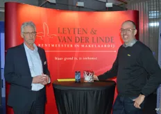 Wim de Bekker van Leyten & van der Linde met Stefan Davids van Heftruckcentrum Post.