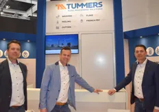 Tummers Food Processing Solutions, Robert Quaak, Barry Moeleker en Ronald Dekker.