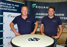 Berend Volders en Frank Vanaert van Equans koudetechniek
